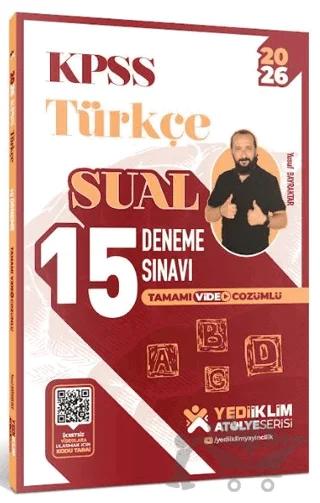 2026 KPSS Atölye Serisi Türkçe Sual Tamamı Video Çözümlü 15 Deneme Sınavı