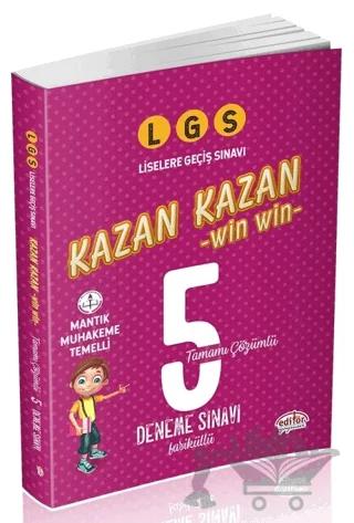 LGS Kazan Kazan Tamamı Çözümlü 5 Deneme Sınavı