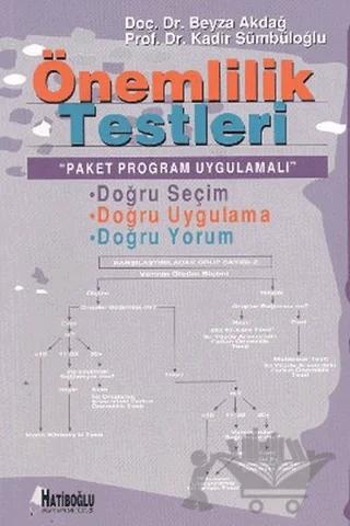 Önemlilik Testleri Paket Program Uygulamalı