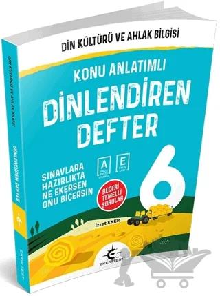6. Sınıf Din Kültürü ve Ahlak Bilgisi Konu Anlatımlı Dinlendiren Defter