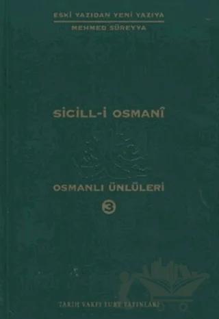 Sicill-i Osmani Osmanlı Ünlüleri 3 Hü-Me