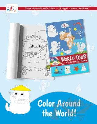 World Tour Colouring Book!