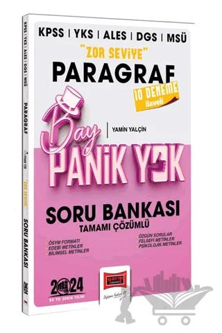 2024 KPSS YKS MSÜ Bay Panik Yok Paragraf Zor Seviye Tamamı Çözümlü Soru Bankası