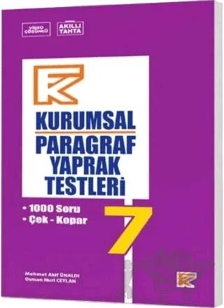 7. Sınıf Paragraf Kurumsal FK Yaprak Testleri