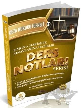 2026 HMGS Hakimlik HUKAL Ceza Hukuku Genel Hükümler Ders Notları