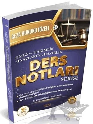 2026 HMGS Hakimlik HUKAL Ceza Hukuku Özel Hükümler Ders Notları