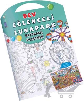 Eğlenceli Lunapark Dev Boyama Posteri