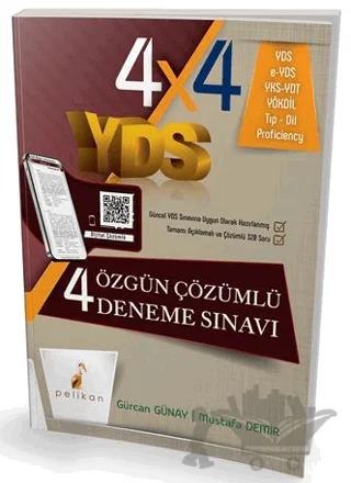 4x4 YDS 4 Özgün Çözümlü Deneme Sınavı