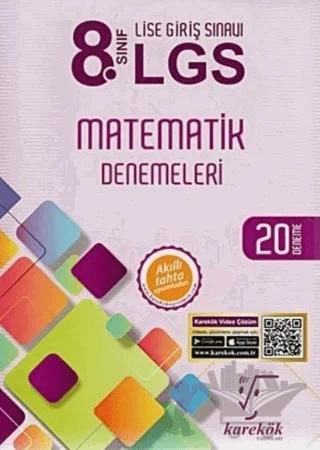 8. Sınıf LGS Matematik Denemeleri 20 Deneme