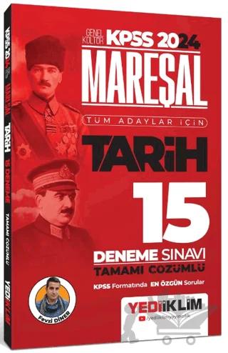 KPSS Mareşal Genel Kültür Tarih Tüm Adaylar İçin Tamamı Çözümlü 15 Deneme Sınavı