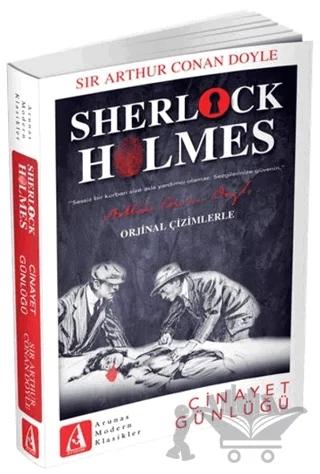 Cinayet Günlüğü - Sherlock Holmes – Sir Arthur Conan Doyle – Arunas Yayıncılık kitap kapağı