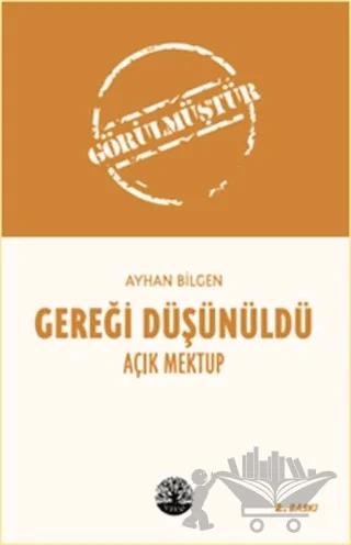 Gereği Düşünüldü