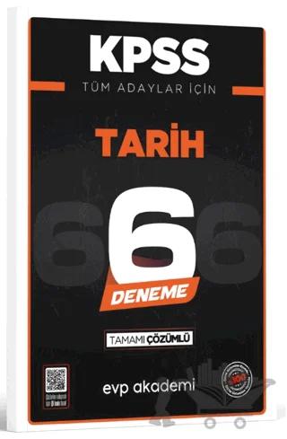 KPSS Tüm Adaylar İçin Tarih 6 Deneme Tamamı Çözümlü