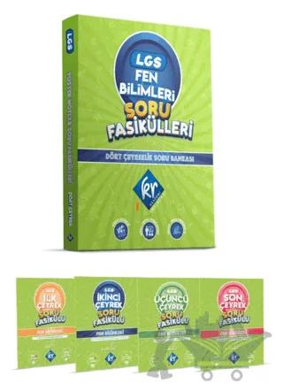 8. Sınıf LGS Fen Bilimleri Soru Fasikülleri Dört Çeyreklik Soru Bankası