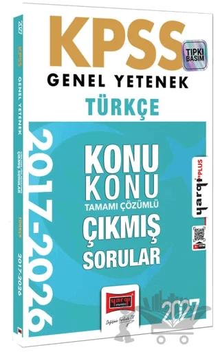 2027 KPSS Genel Yetenek Türkçe Konu Konu Tamamı Çözümlü 10 Yıl Çıkmış Sorular