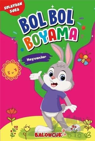 Hayvanlar - Kolaydan Zora Bol Bol Boyama