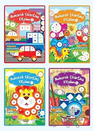 Numaraları Çıkartma Kitabım (4 Kitap Takım)