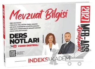 2027 MEB-AGS Akademisi Mevzuat Bilgisi Video Ders Notları