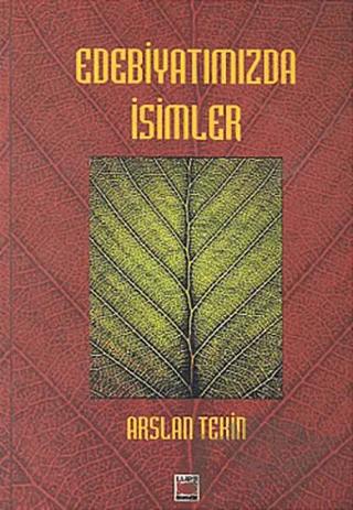 Edebiyatımızda İsimler