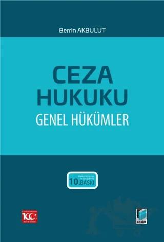 Ceza Hukuku Genel Hükümler