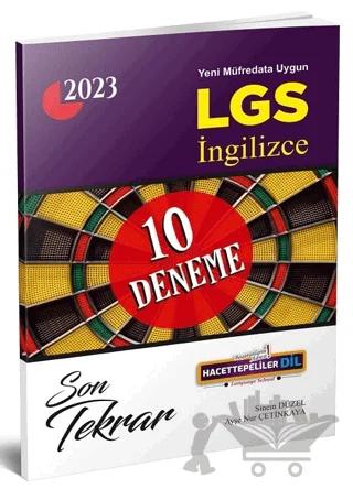 2023 8. Sınıf LGS İngilizce Son Tekrar 10 Deneme