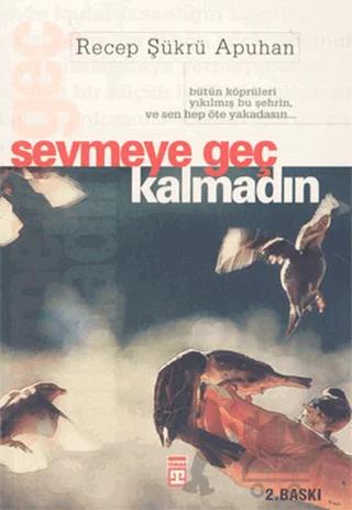 Sevmeye Geç Kalmadın – Recep Şükrü Apuhan – Timaş Yayınları kitap kapağı