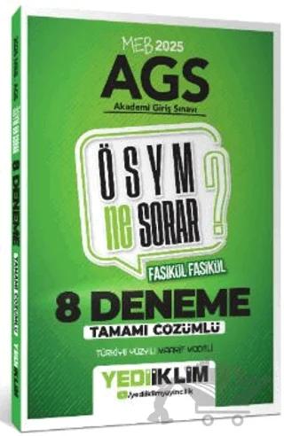 2025 MEB AGS ÖSYM Ne Sorar Tamamı Çözümlü 8 Fasikül Deneme Sınavı