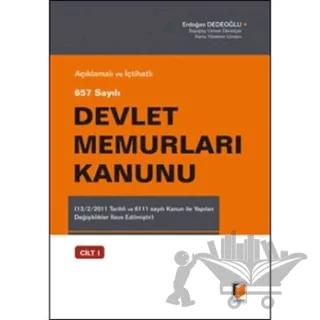 Açıklamalı ve İçtihatlı 657 Sayılı Devlet Memurları Kanunu (2 Cilt Takım)