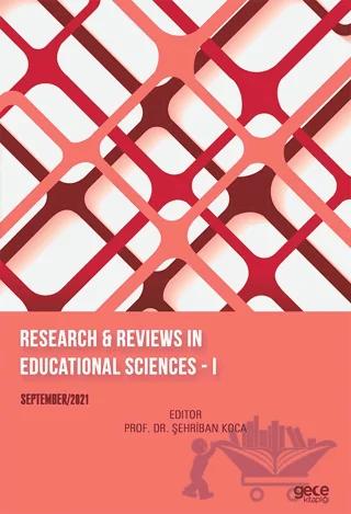 Research Reviews In Educational Sciences I