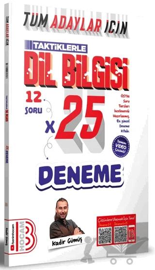 Tüm Adaylar İçin Taktiklerle Dil Bilgisi Tamamı Video Çözümlü 25 Deneme