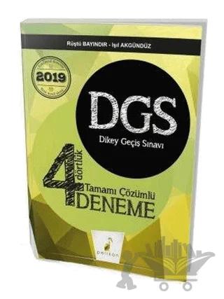 2019 DGS Dört Dörtlük 4 Deneme – Işıl Akgündüz – Pelikan Tıp Teknik Yayıncılık kitap kapağı