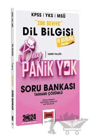 2024 KPSS YKS MSÜ Bay Panik Yok Dil Bilgisi Zor Seviye Tamamı Çözümlü Soru Bankası