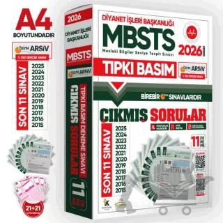 2026 DİB-MBSTS ÖSYM Çıkmış Soru Tıpkı Basım 11li Kitapçık Türkiye Geneli Deneme Paketi