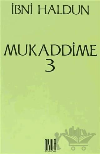 Mukaddime Cilt: 3