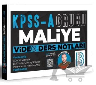 KPSS A Grubu Maliye Video Ders Notları