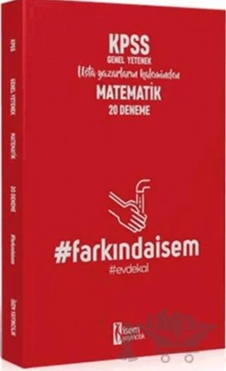 2020 Farkındaİsem KPSS Genel Yetenek Matematik 20 Deneme