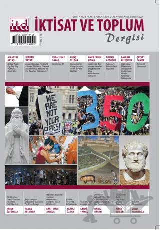 İktisat ve Toplum Dergisi Sayı: 3