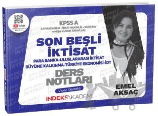 2025 KPSS A Grubu İktisat Son Beşli Video Ders Notları