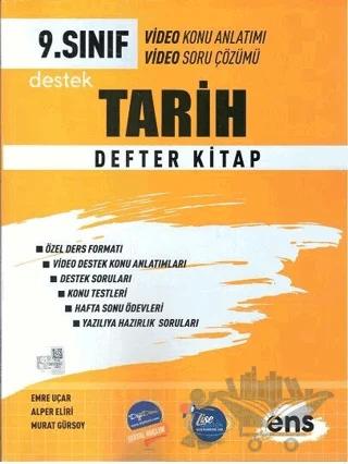 9. Sınıf Destek Tarih Defter Kitap