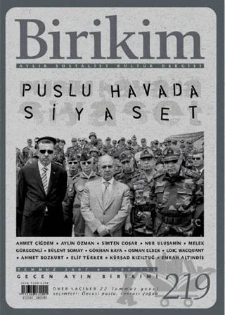 Birikim Aylık Sosyalist Kültür Dergisi Sayı: 219