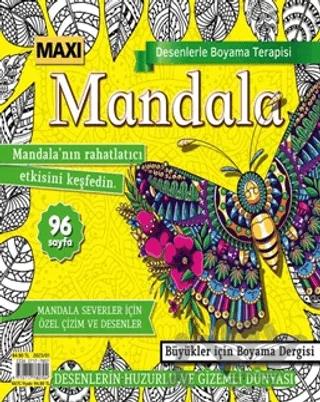 Maxi Mandala Desenlerle Boyama Terapisi 9