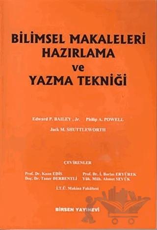 Bilimsel Makaleleri Hazırlama ve Yazma Tekniği