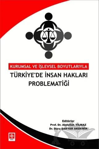 Türkiye'de İnsan Hakları Problematiği – Kolektif – Ekin Basım Yayın kitap kapağı