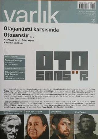 Varlık Edebiyat ve Kültür Dergisi Sayı: 1310 Kasım 2016