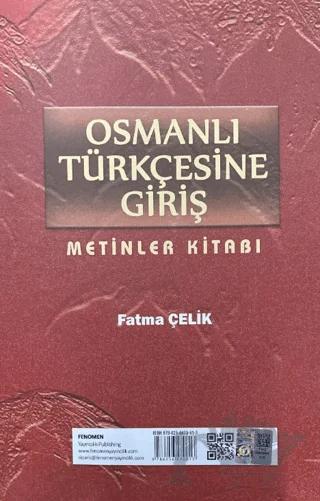 Osmanlı Türkçesine Giriş