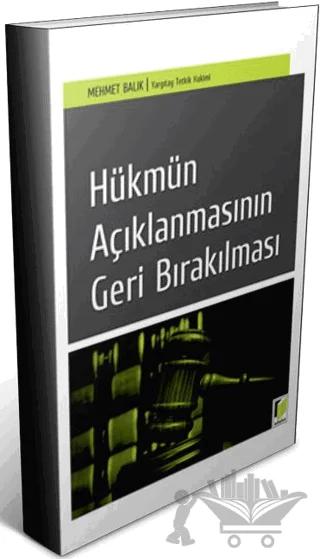 Hükmün Açıklanmasının Geri Bırakılması