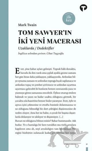 Tom Sawyer’ın İki Yeni Macerası