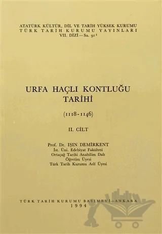 Urfa Haçlı Kontluğu Tarihi Cilt: 2