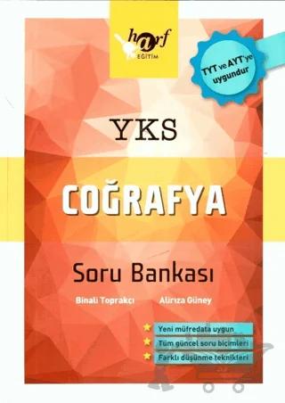 YKS Coğrafya Soru Bankası – Alirıza Güney, Binali Toprakçı – Harf Eğitim Yayıncılık kitap kapağı