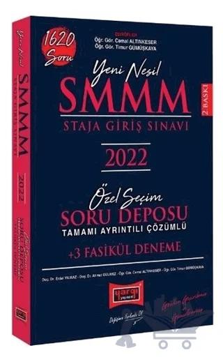 2022 SMMM Staja Giriş Sınavı Tamamı Ayrıntılı Çözümlü Özel Seçim Soru Deposu+3 Fasikül 1620 Soru